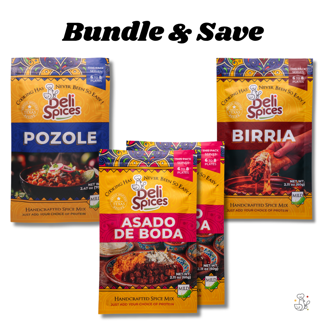 Asado Favorites Bundle (2x Asado, 1x Birria, 1x Pozole Spice Mix